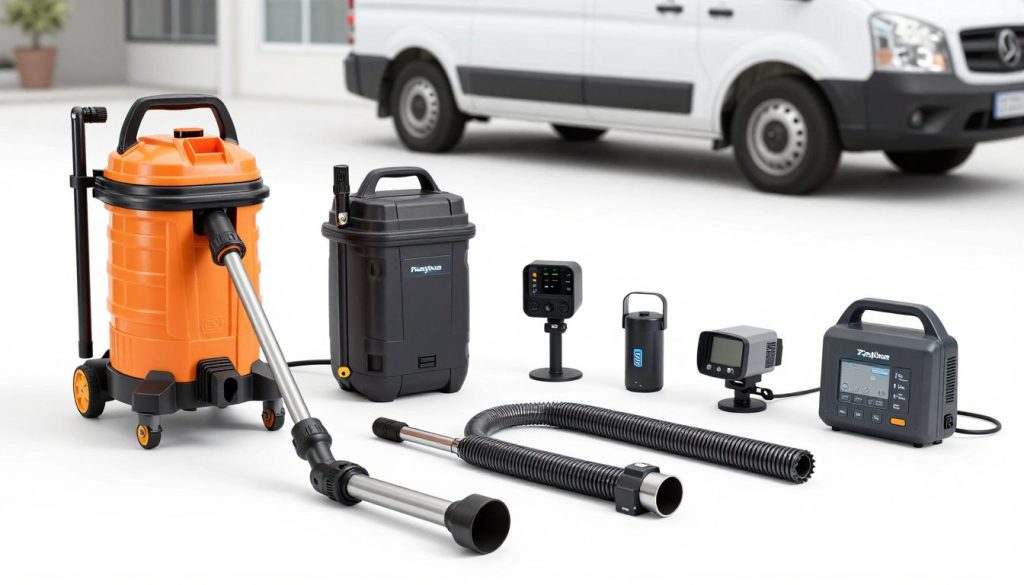 Modern plumbing tools and equipment used for drain cleaning in Pacific Beach