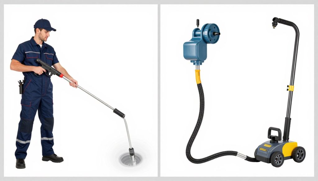 Professional drain cleaning methods demonstration Ocean Beach San Diego
