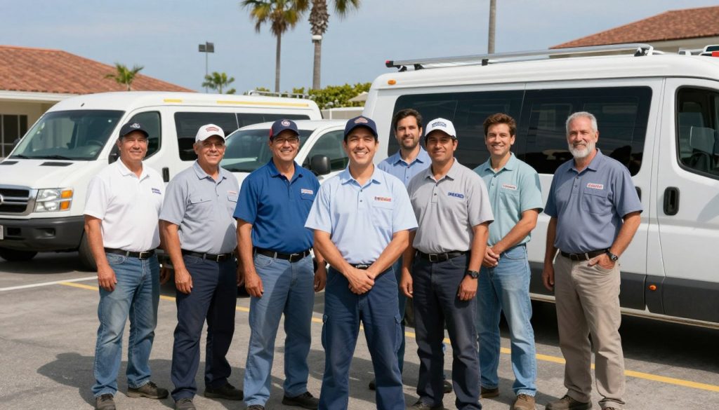 Professional drain cleaning team ready to serve Pacific Beach San Diego customers