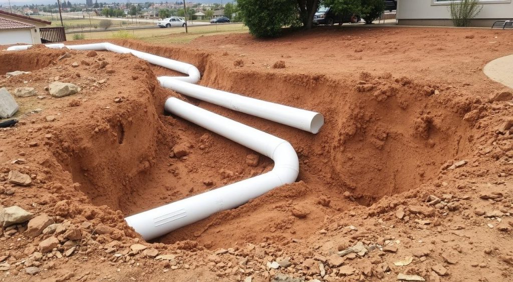 clay soil drain problems Chula Vista CA eastern development